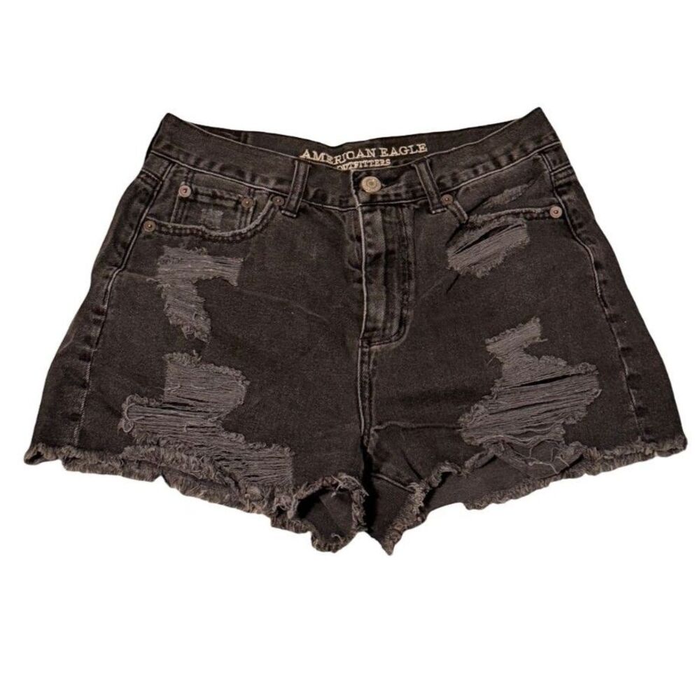 American Eagle Black Jean Shorts
